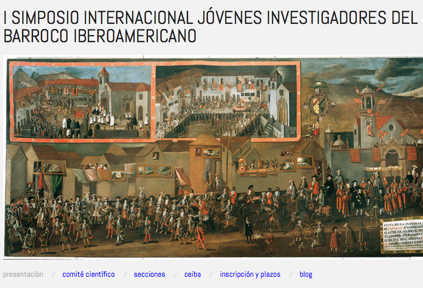 I Simposio Internacional Jóvenes Investigadores del Barroco Iberoamericano